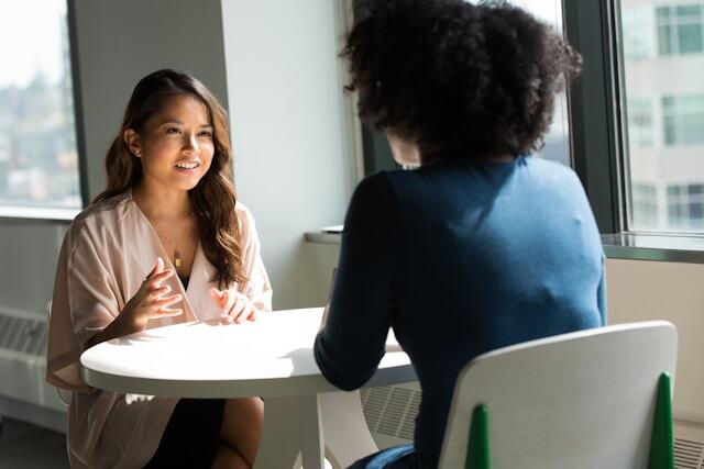 interview between two women