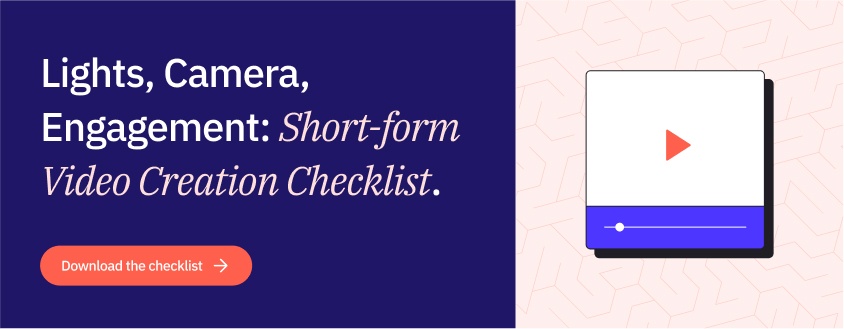 short-form video creation checklist