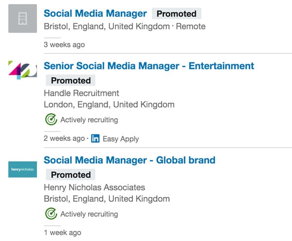 social media freelancer linkedin jobs