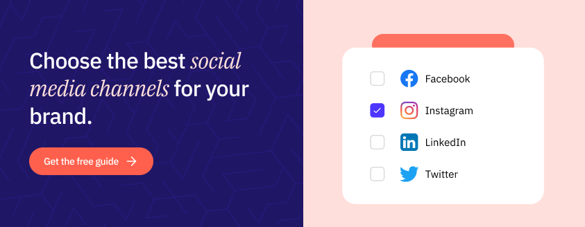 choose the best social media channels for your brand with Sendible's free guide