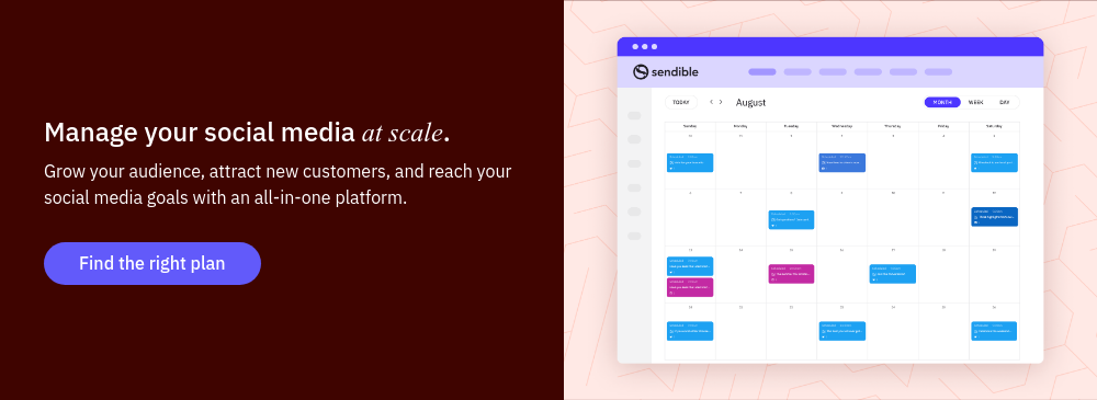 Manage your social media at scale. Grow your audience, attract new customers, and reach your social media goals with an all-in-one platform.  