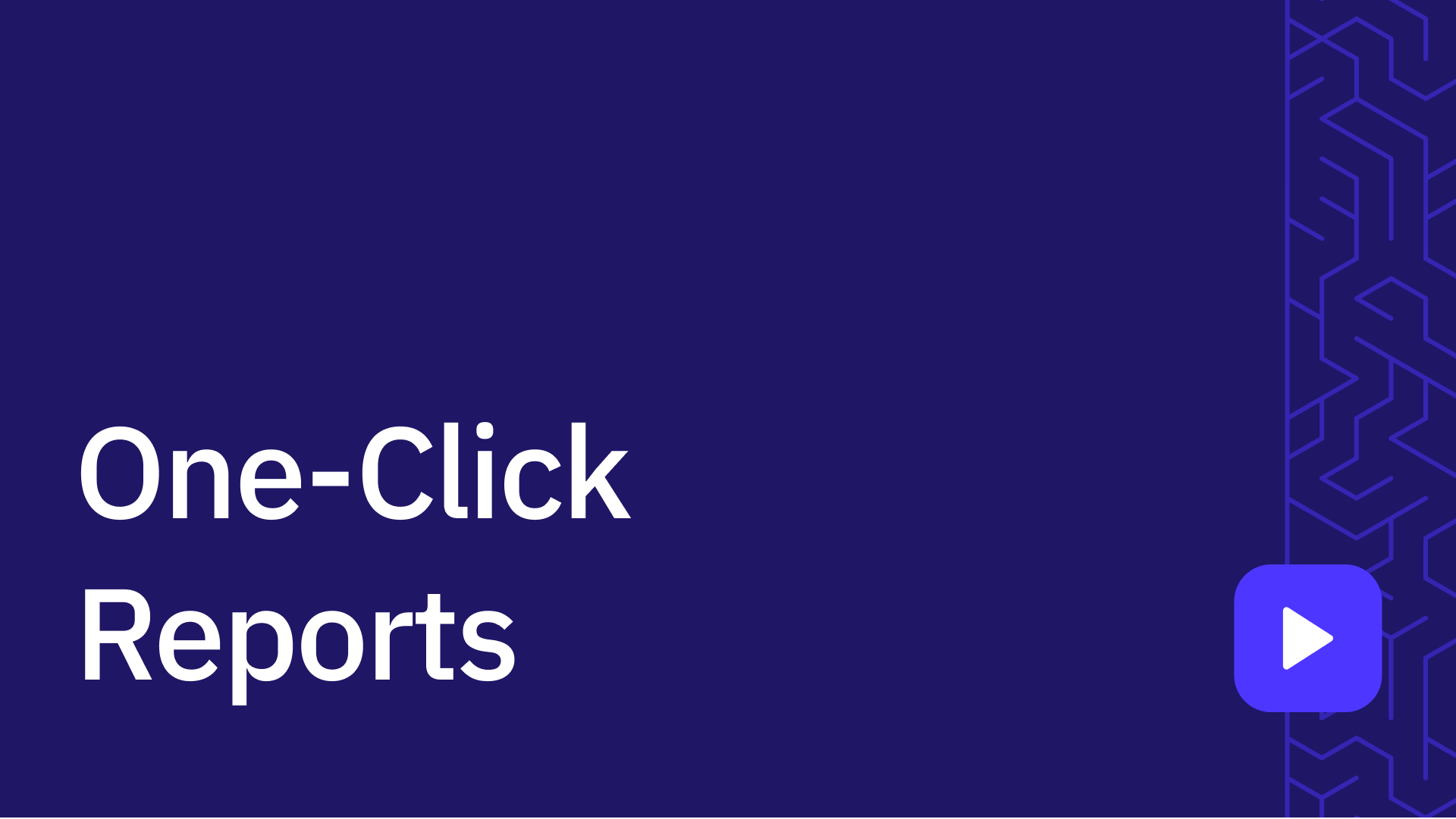 One-click Sendible reports