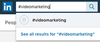 social media experiments linkedin hashtags